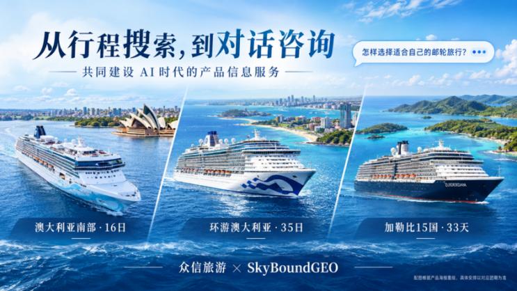 从行程搜索到对话咨询,众信旅游&times;skyboundgeo共建ai时代产品服务